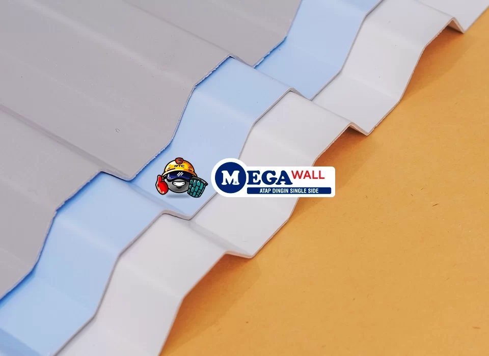 Atap uPVC Mega Wall Produk RTC