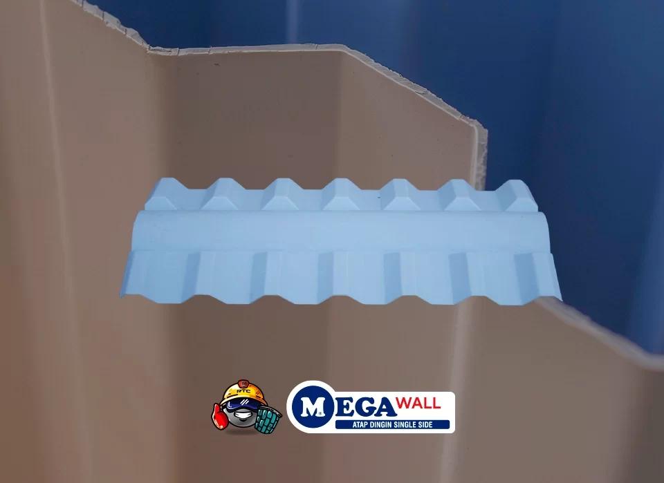 Nok Atap uPVC Mega Wall Produk RTC