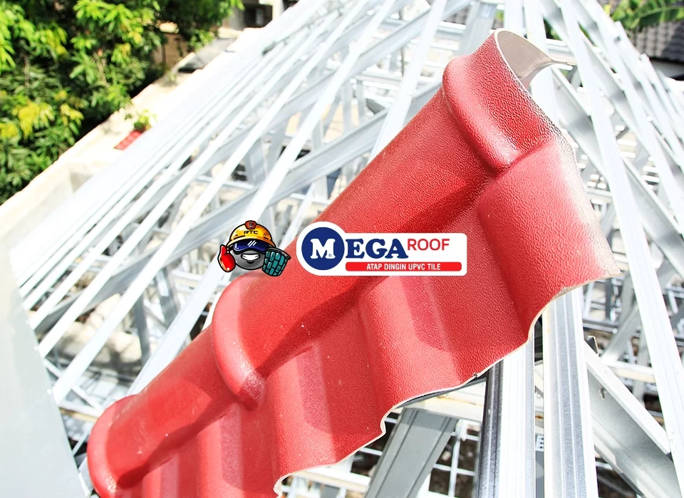 Nok Puncak Atap uPVC Mega Roof Produk RTC